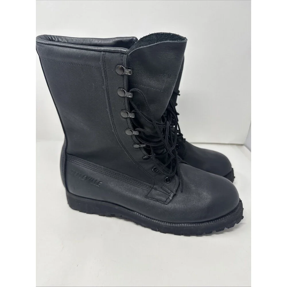Belleville Mens 9 - 9.5 W/XW Black US Marines Combat Boots Goretex Vibram